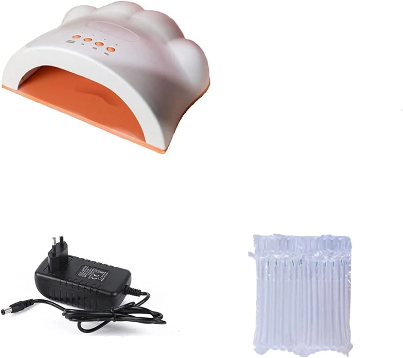 دستگاه خشک کن لاک ناخن طرح پنجه گربه ای TISTIK با توان 48 وات، دارای 30 لامپ LED، سنسور اتوماتیک، تایمر چهار حالته 5، 30 و 60 ثانیه، مناسب برای مانیکور