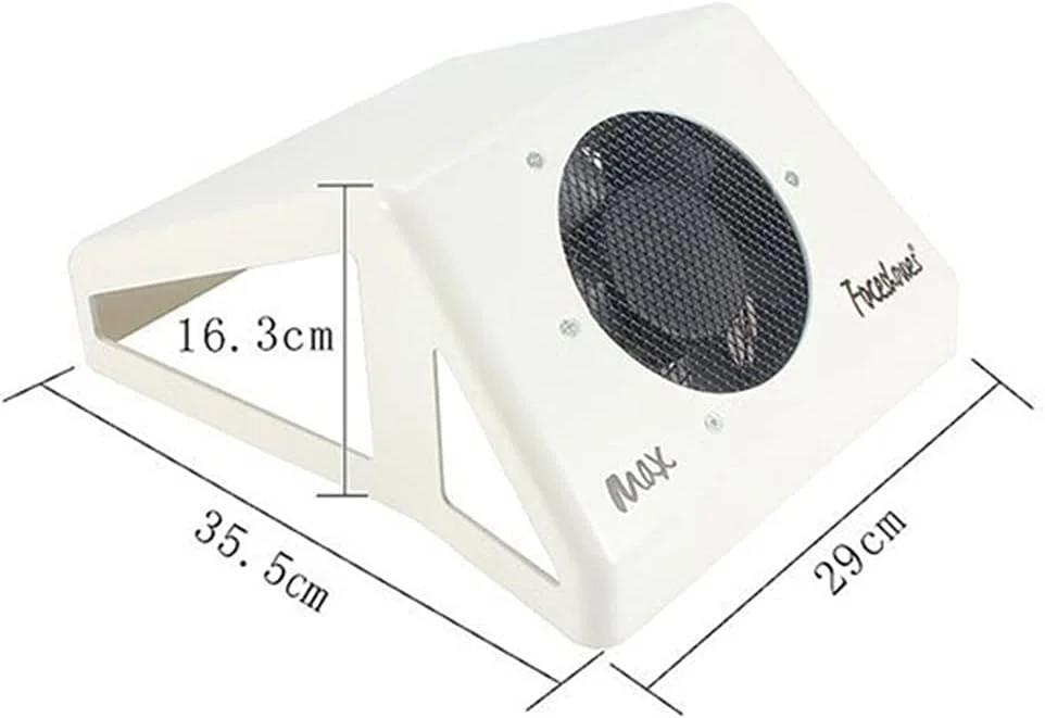 دستگاه جمع کننده گرد و غبار ناخن، جاروبرقی ناخن صیقلی پرقدرت، بالشتک دستی بی صدا، فیلتر حرفه ای ناخن