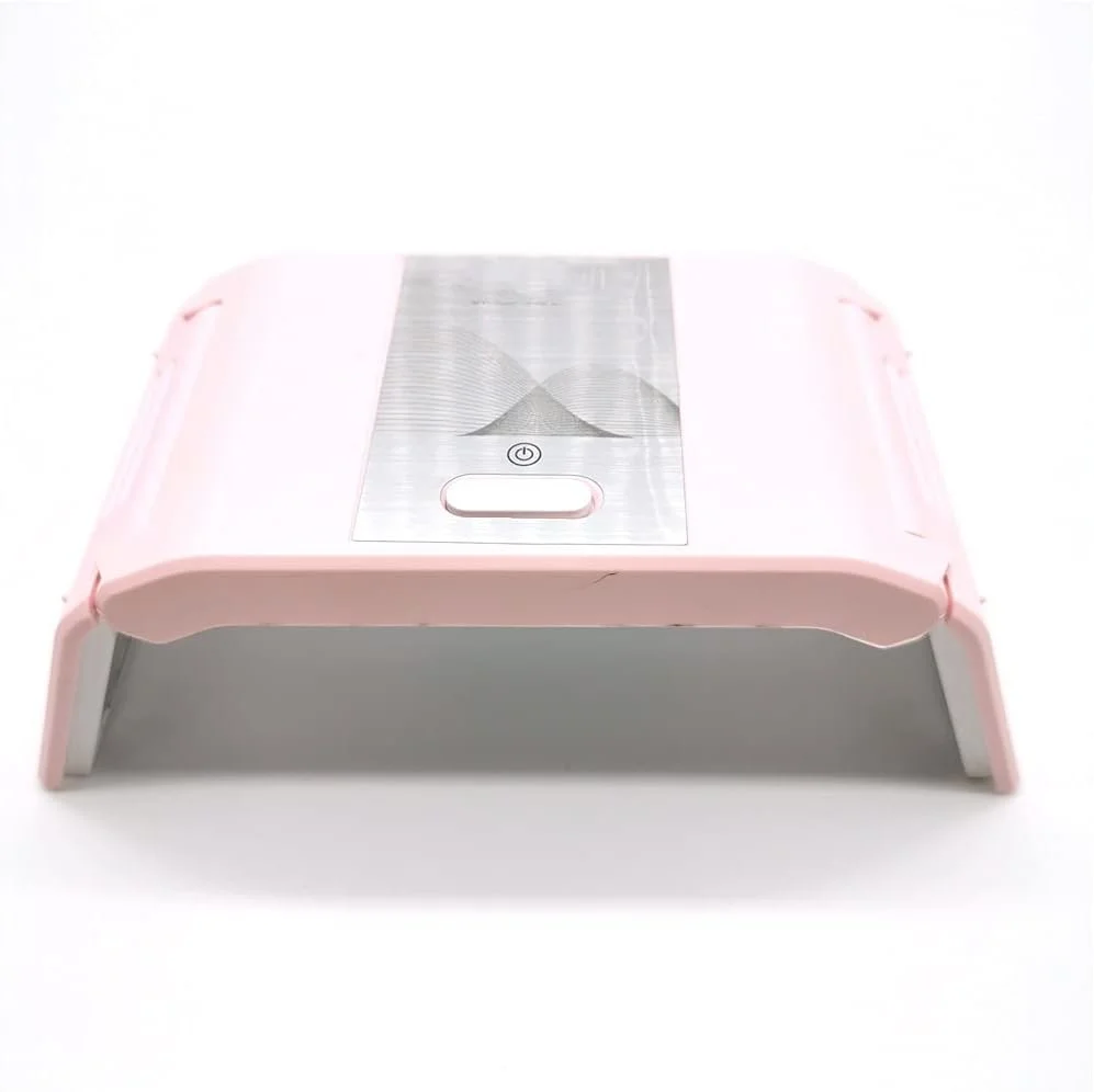 دستگاه خشک کن لاک ناخن تاشو TISTIK، لامپ UV ال ای دی 36 وات، قابل حمل، مناسب برای ناخن های شست (رنگ: صورتی)