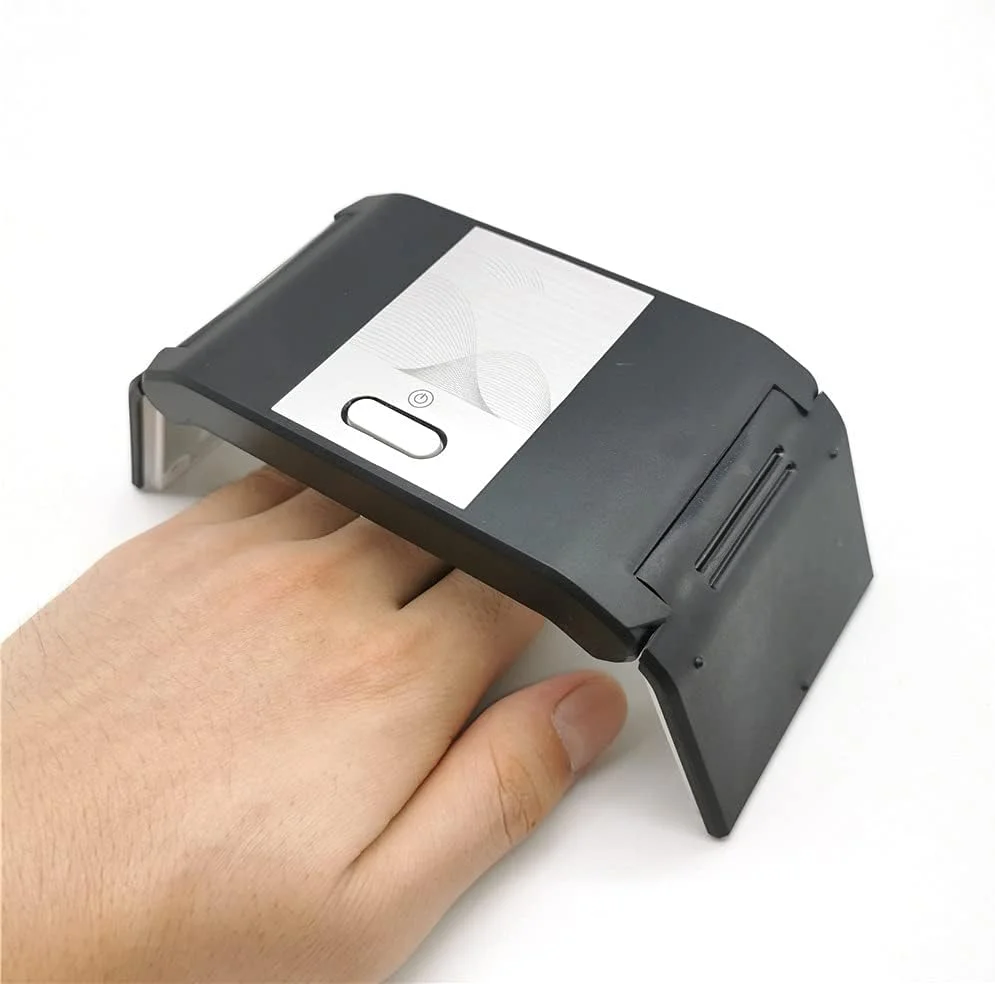 دستگاه خشک کن لاک ناخن تاشو TISTIK، لامپ UV ال ای دی 36 وات، قابل حمل، مناسب برای ناخن های شست (رنگ: صورتی)