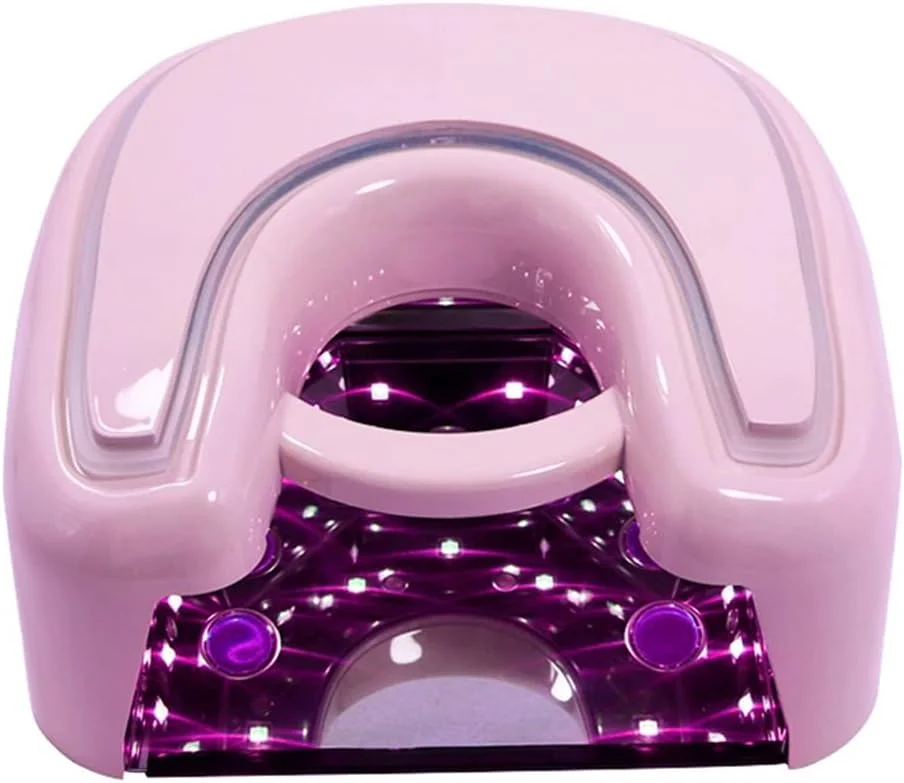 دستگاه خشک کن لاک ناخن TISTIK با نور UV LED، دارای 21 لامپ LED یخی، سنسور اتوماتیک، ابزار قابل حمل برای درمان ناخن (رنگ: 2)