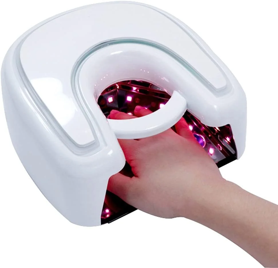 دستگاه خشک کن لاک ناخن TISTIK با نور UV LED، دارای 21 لامپ LED یخی، سنسور اتوماتیک، ابزار قابل حمل برای درمان ناخن (رنگ: 2)