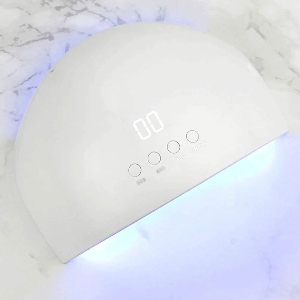 دستگاه خشک کن لاک ژل ال ای دی قابل شارژ TISTIK، بی سیم، قابل حمل، دارای پورت USB، باطری قابل شارژ، دارای حسگر خودکار و تنظیمات 3 زمانه