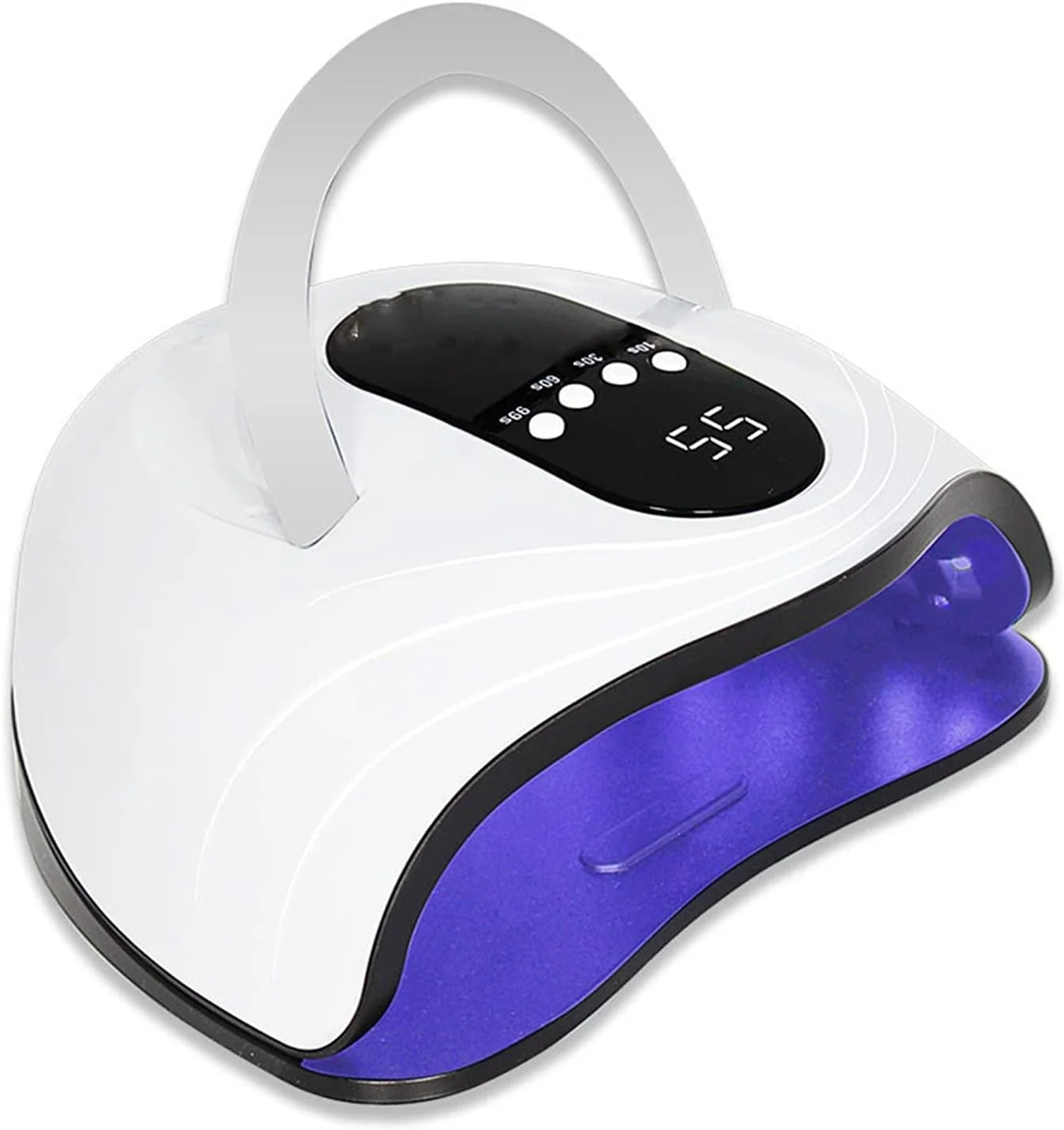 دستگاه خشک کن لاک ناخن TISTIK با 42 لامپ ال ای دی یو وی، خشک کننده سریع لاک ناخن با فضای بزرگ، تایمر و سنسور هوشمند، ابزار ناخن برای لاک ناخن