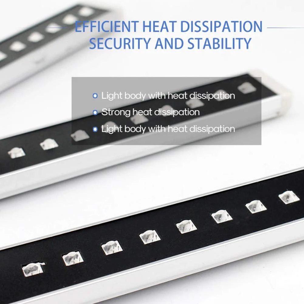 لامپ خشک کن ناخن، لامپ UV، منبع نور دوگانه 365+405 نانومتر 9 وات، لامپ جایگزین برای خشک کن ژل ناخن، طراحی چرخشی (16.2x3x1.2 سانتی متر)