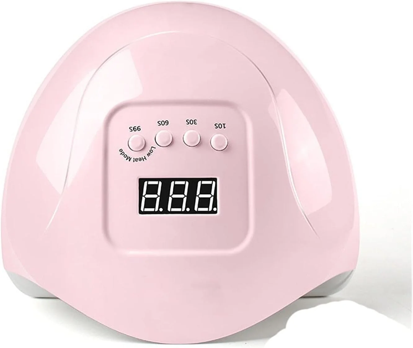 دستگاه خشک کن لاک ناخن تیستیک 80 وات / 54 وات LED UV مناسب برای انواع ژل، دارای نور UV برای خشک کردن سریع ژل، دستگاه مانیکور LED با صفحه نمایش LCD برای لاک ناخن (رنگ: صورتی)