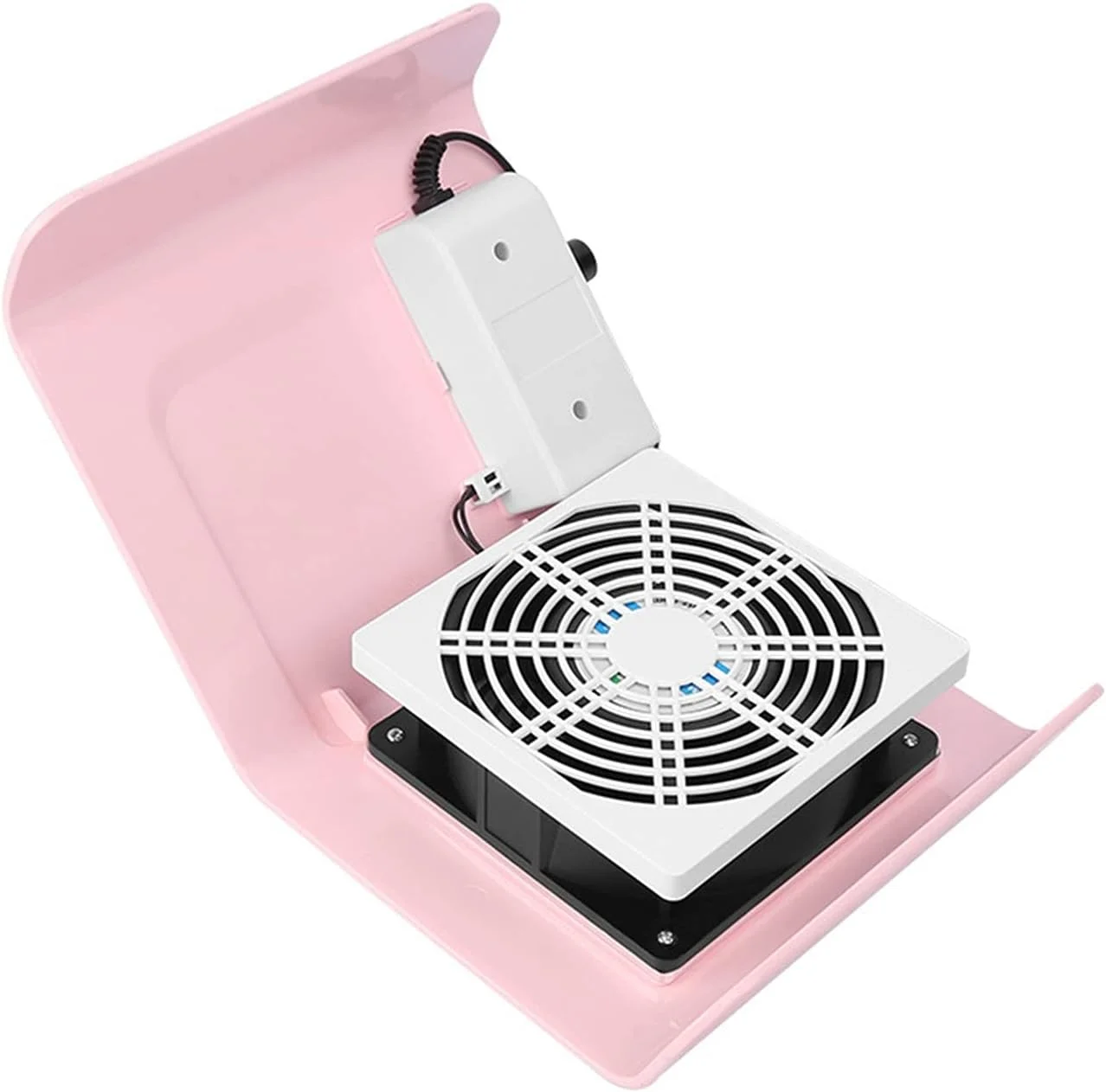 دستگاه سوهان برقی ناخن و جمع کننده گرد و غبار ناخن فرلو، 40 وات، کم صدا، به همراه 2 کیسه، مناسب برای استفاده در سالن یا استفاده شخصی (رنگ: صورتی)