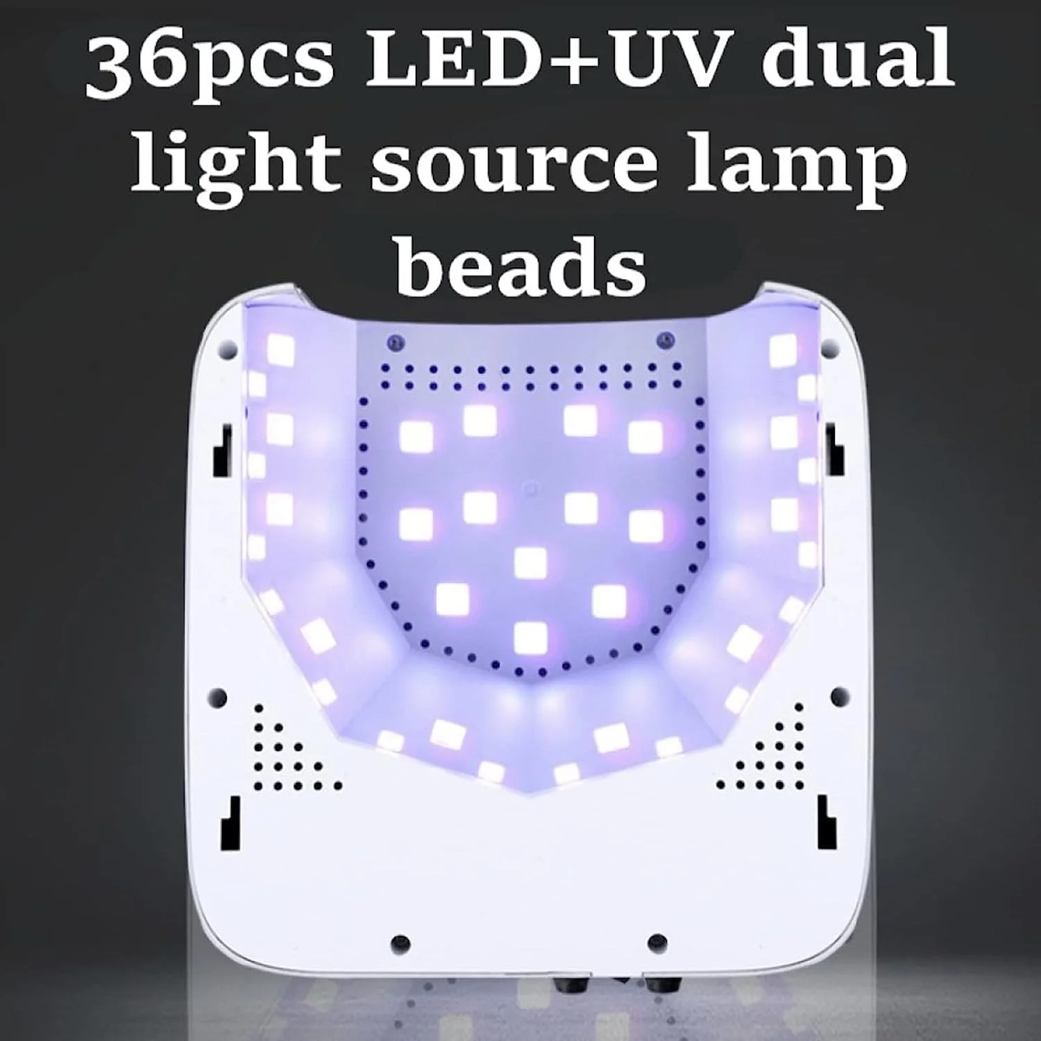 دستگاه خشک کن لاک ناخن 72 وات قابل شارژ، دارای صفحه نمایش LCD، تنظیم جهت جلو و عقب، باتری با ظرفیت بالای 15600 میلی آمپر ساعت، دارای 4 تایمر، سنسور، هدیه برای خانم ها، مادران و دختران