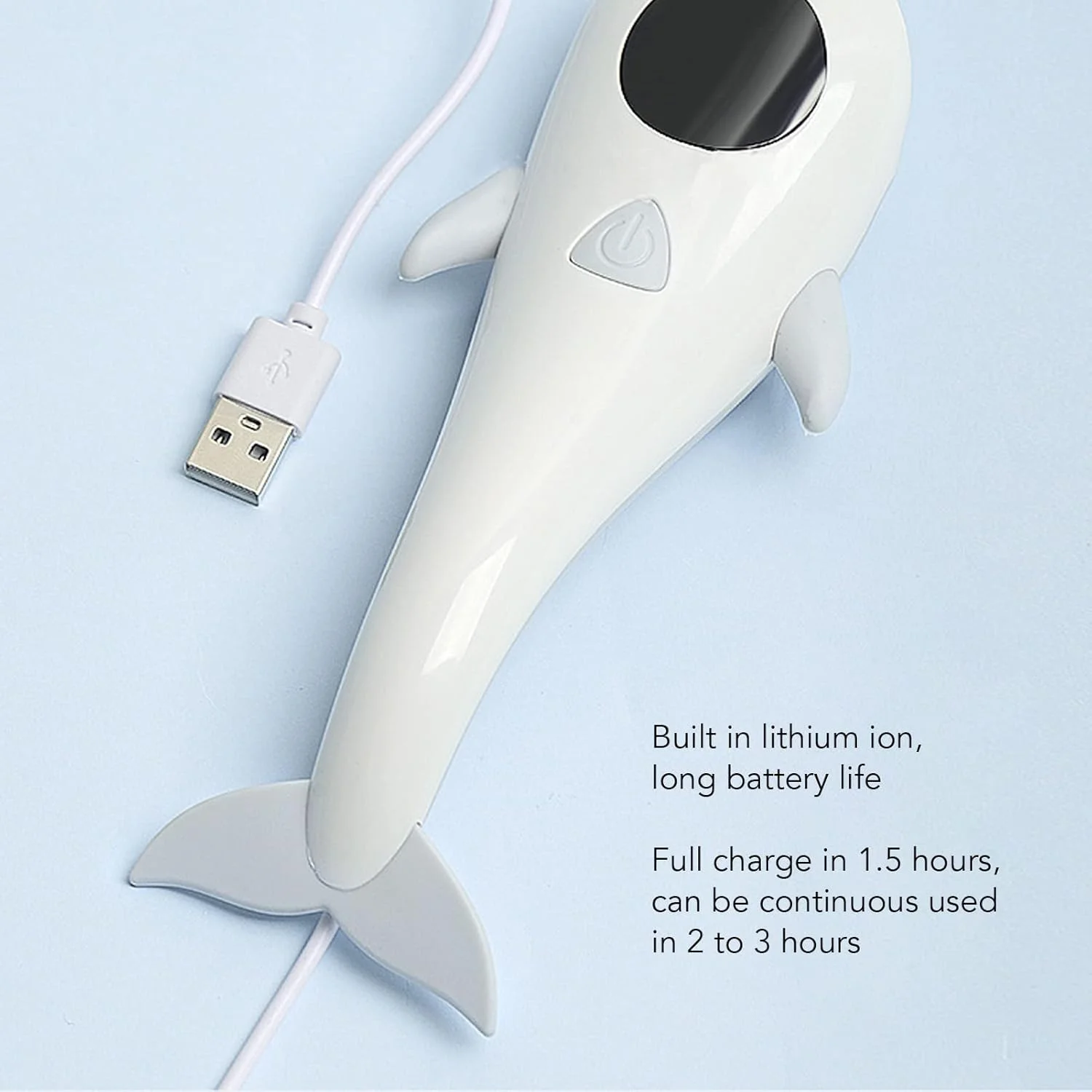 چراغ LED ناخن ژلی UV با توان 5 وات و باتری 600 میلی آمپر، طراحی U، مینی خشک کن ناخن دستی شارژی، طرح نهنگ بامزه، ابزار حرفه ای طراحی ناخن