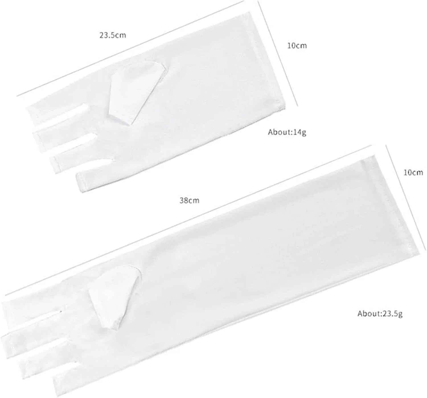 دستکش های محافظ ناخن موریلیان، ضد اشعه ماوراء بنفش، ضد آفتاب، یکبار مصرف، بدون انگشت، فوتوتراپی ناخن، عایق حرارتی، کوتاه