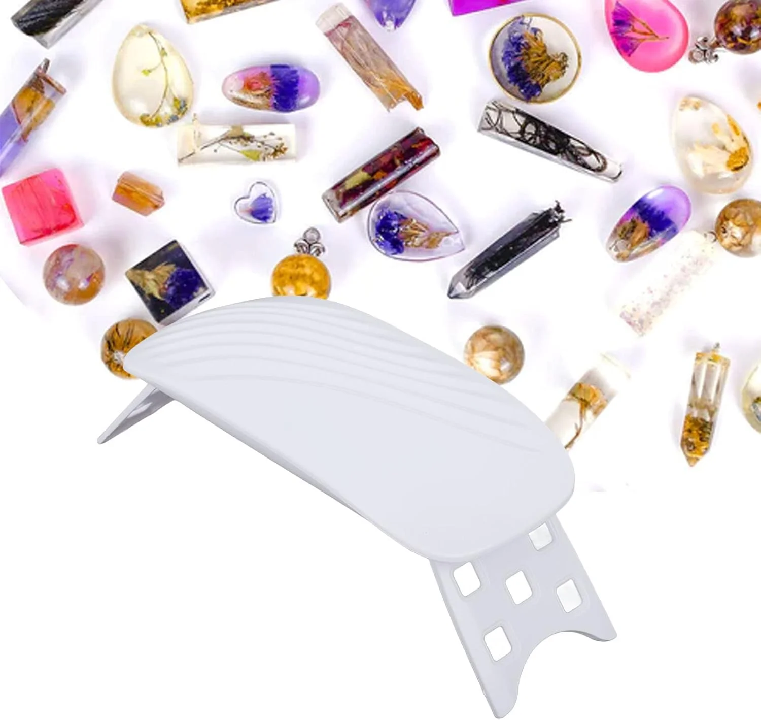 دستگاه خشک کن لاک ناخن LED UV 36 وات، چراغ لاک ژل تاشو، چراغ UV ناخن، چراغ قابل حمل ناخن برای لاک ژل، چراغ USB برای ساخت کاردستی رزینی