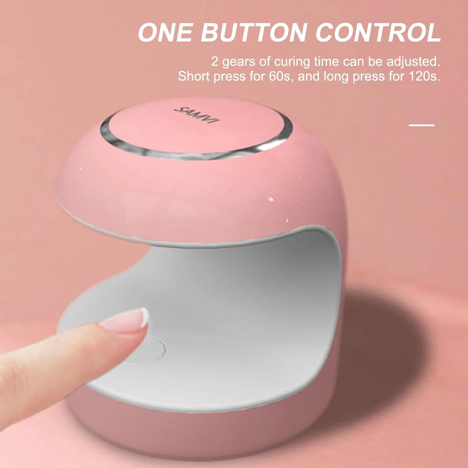 چراغ UV LED کوچک موریلیان برای خشک کردن لاک ژل ناخن، چراغ درمانی LED UV ناخن، ابزار طراحی ناخن USB