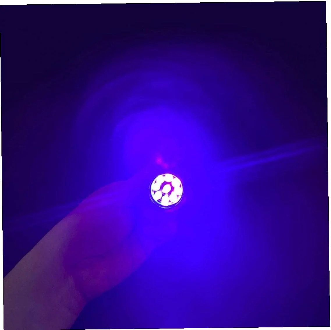 چراغ قوه کوچک مانیکور، خشک کن ناخن، چراغ خشک کننده ناخن، لامپ سخت کننده ناخن بدون باتری، آبی، ابزار ناخن