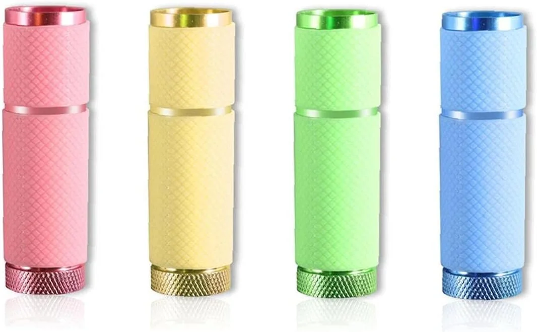 چراغ قوه کوچک مانیکور، خشک کن ناخن، چراغ خشک کننده ناخن، لامپ سخت کننده ناخن بدون باتری، آبی، ابزار ناخن