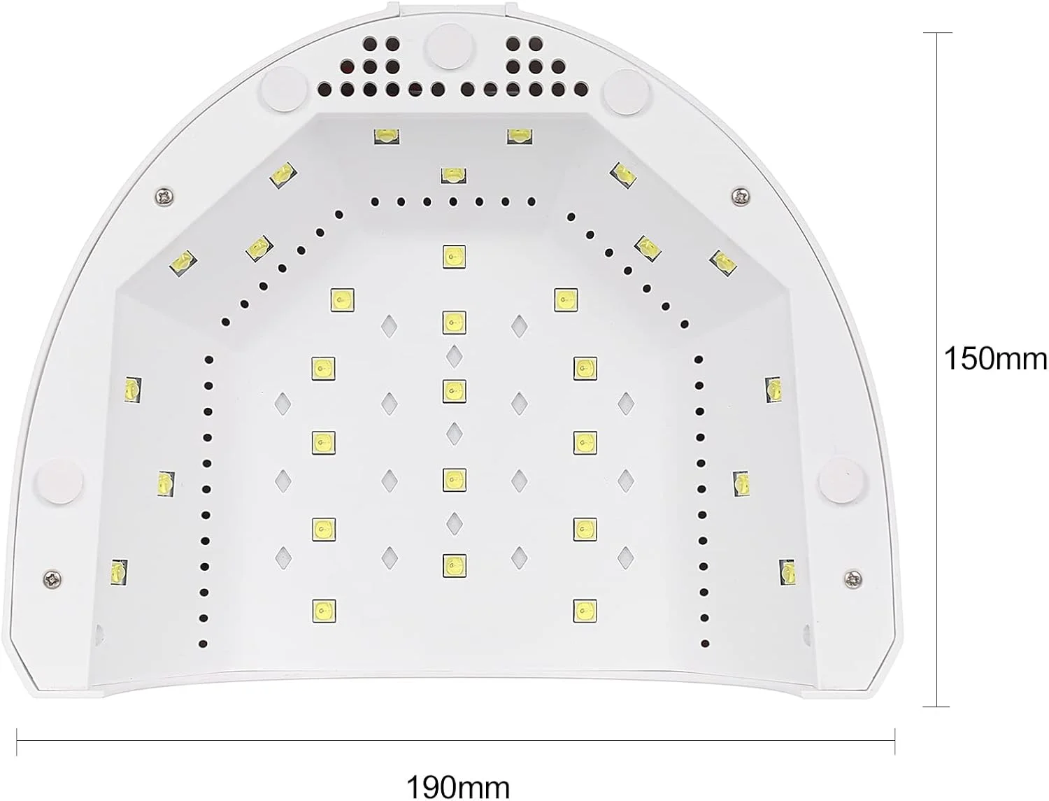 دستگاه خشک کن لاک ناخن با 3 تایمر، خشک کردن سریع برای ناخن های دست و پا، ابزار مانیکور خانگی دستگاه خشک کن لاک ناخن با 3 تایمر، خشک کردن سریع برای ناخن های دست و پا، ابزار مانیکور خانگی