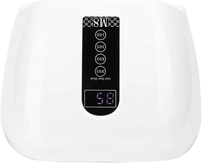 خشک کن ناخن، ساخته شده از مواد بادوام ABS، دارای تایمرهای از پیش تنظیم شده، مناسب برای استفاده در فروشگاه و منزل (110~240 ولت، استاندارد بریتانیا)