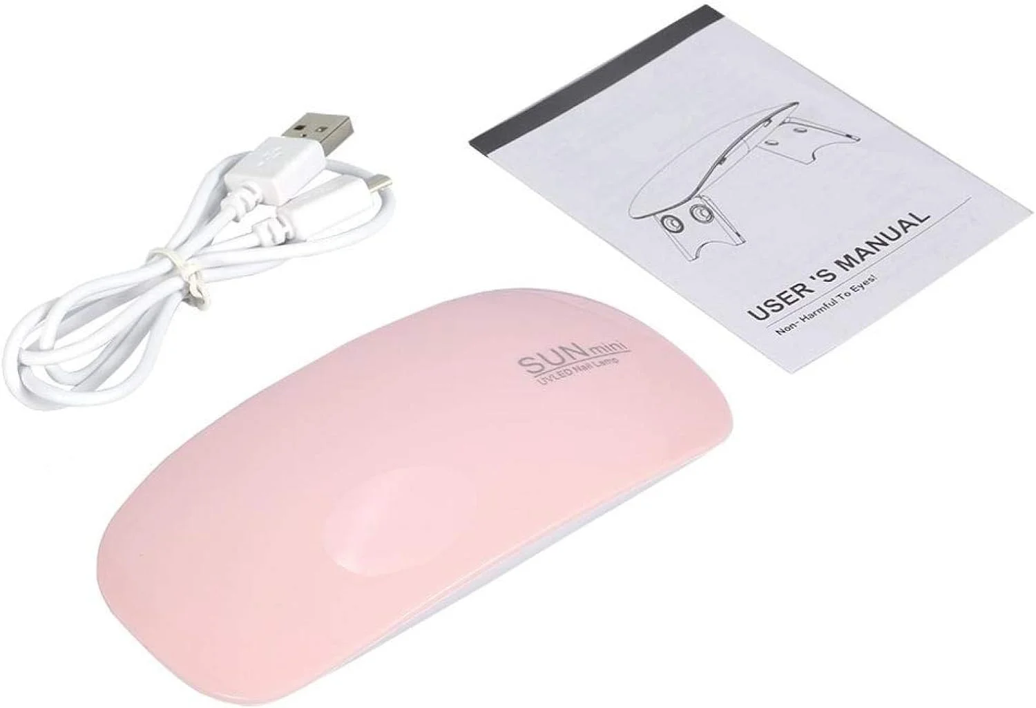 خشک کن لاک ناخن، خشک کن ناخن کاربردی، مناسب برای فروشگاه های مانیکور و سالن های زیبایی خانگی (صورتی)