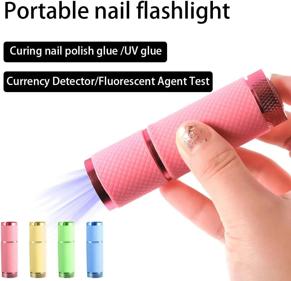 خشک کن ناخن مینی مانیکور، چراغ خشک کننده ناخن، لامپ خشک کننده ناخن بدون باتری سبز، ابزار و لوازم ناخن، سایر ابزارهای ناخن
