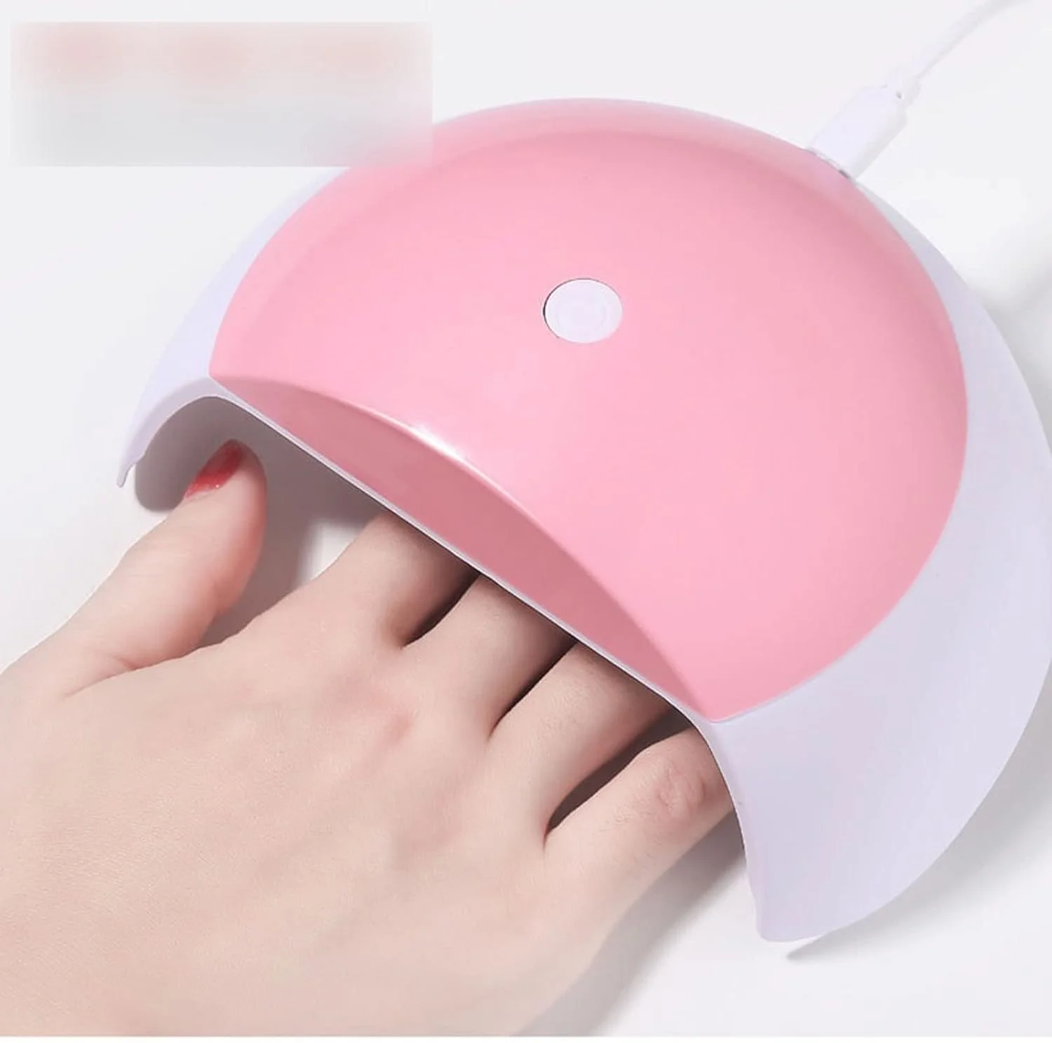 چراغ ناخن، چراغ ال ای دی 30 واتی مینی برای مانیکور، خشک کن ناخن برای خشک کردن انواع لاک ژل با تایمر هوشمند USB، ابزار طراحی ناخن با نور خورشید