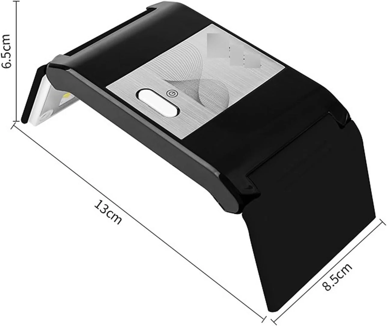 دستگاه خشک کن لاک ناخن، 12 لامپ ال ای دی، قابل حمل، تاشو، با آهنربا و حسگر هوشمند