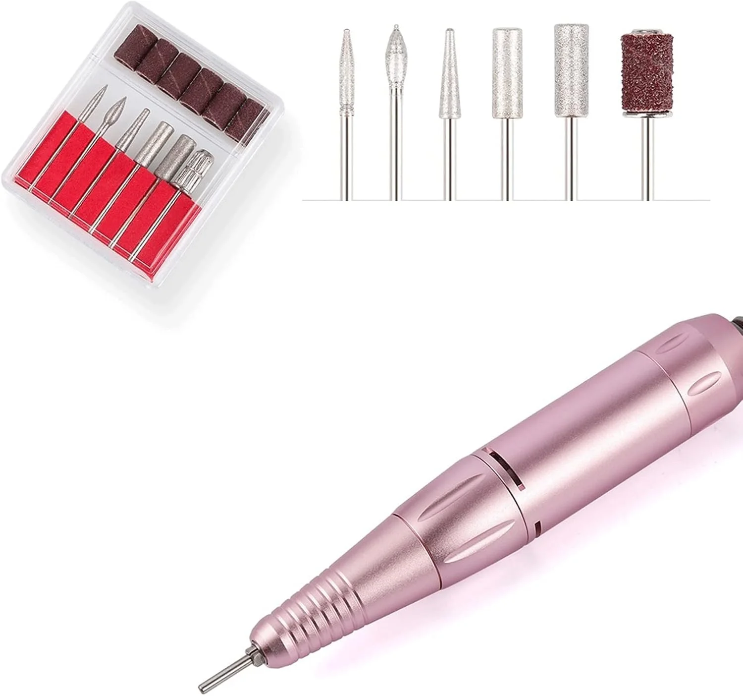 دستگاه مانیکور 3 در 1، سفید رنگ، شامل لامپ ناخن، دریل برقی و جاروبرقی ناخن