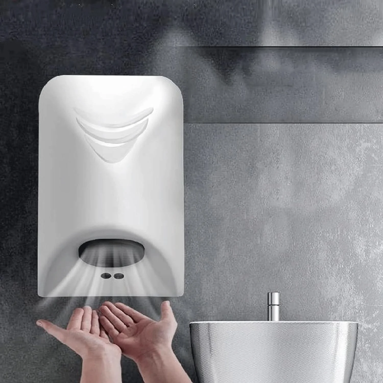 دستگاه خشک کن ناخن، خشک کن اتوماتیک دست، خشک کن القایی خانگی، گرم کننده هوای گرم حمام