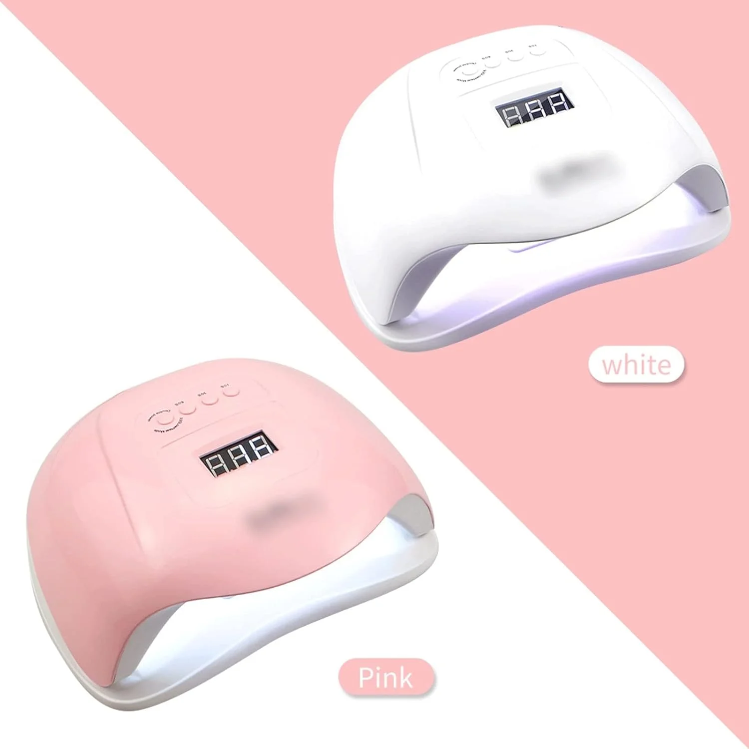 دستگاه خشک کن لاک ناخن، نور حرفه ای 36/18 LED با تایمر و حسگر حرکتی هوشمند برای خشک کردن انواع لاک ژل