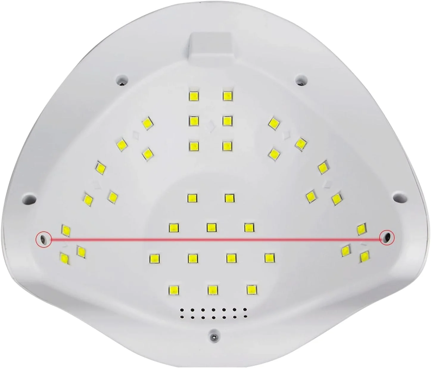 دستگاه خشک کن لاک ناخن، نور حرفه ای 36/18 LED با تایمر و حسگر حرکتی هوشمند برای خشک کردن انواع لاک ژل