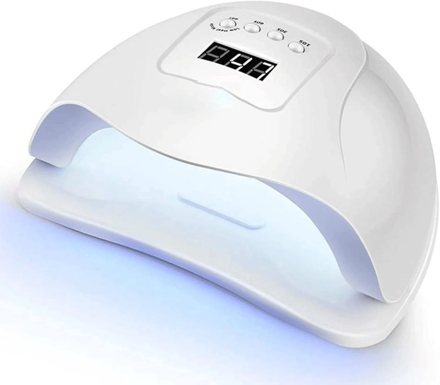 چراغ ناخن، خشک کن لاک ناخن، چراغ ال ای دی دوگانه برای خشک کردن و طراحی ناخن، مناسب برای انواع لاک ژل