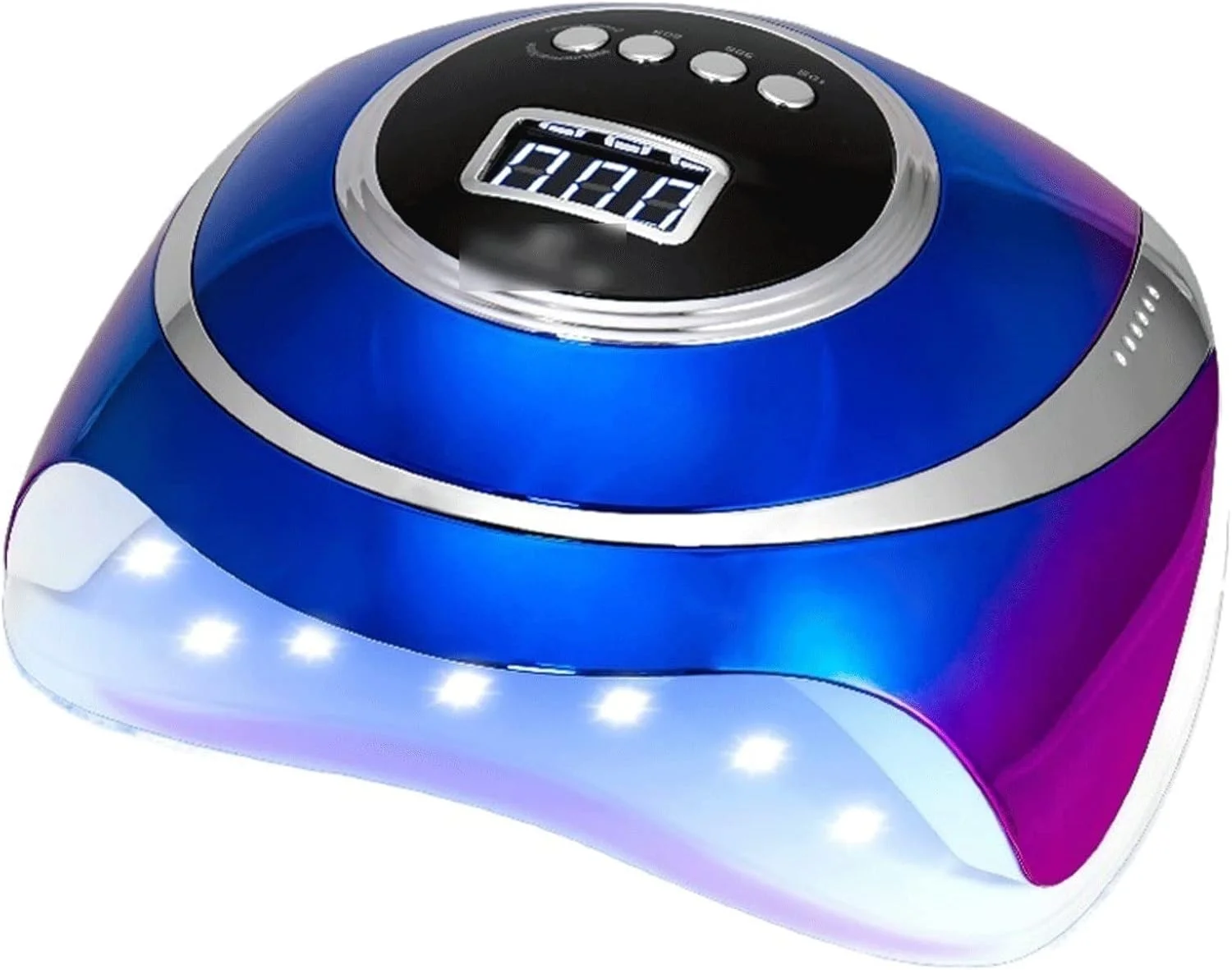 دستگاه خشک کن لاک ناخن، خشک کن سریع لاک با 4 حسگر خودکار و صفحه نمایش LCD، دستگاه خشک کن حرفه ای طراحی ناخن