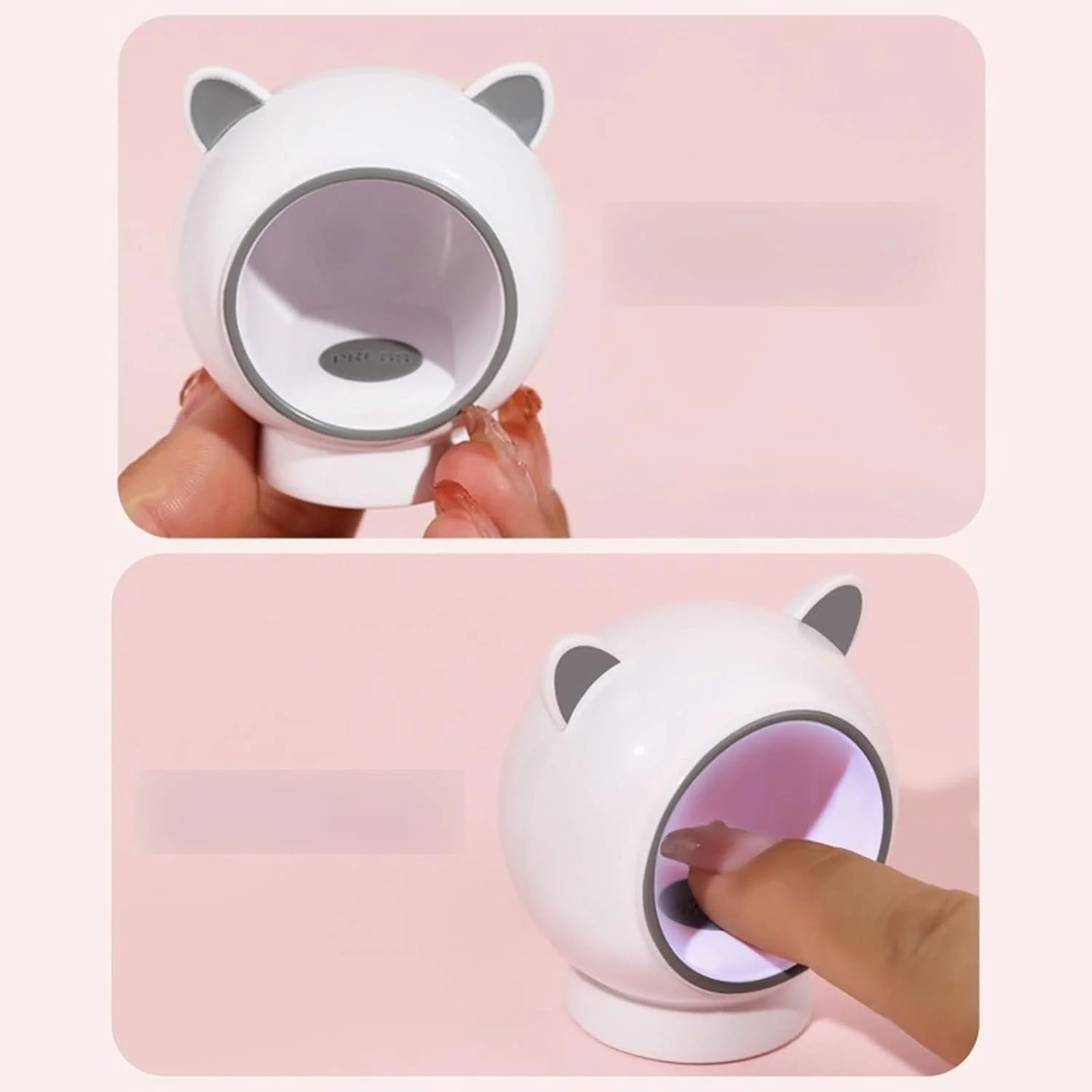 دستگاه خشک کن سریع لاک ناخن، چراغ LED برای خشک کردن ژل لاک ناخن، اتصال USB، مینی خشک کن 16 واتی، ابزار طراحی ناخن