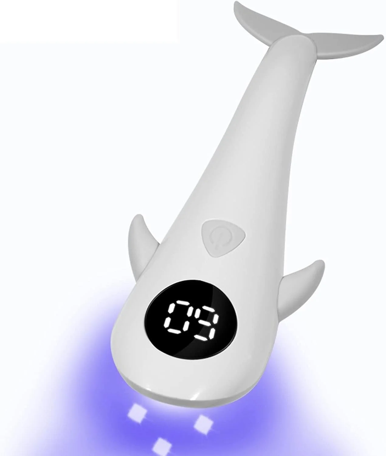 چراغ ناخن، چراغ ال ای دی دستی 12 واتی بی سیم قابل حمل و شارژ، چراغ نوک انگشت ژلی برای خشک کردن سریع لاک ناخن