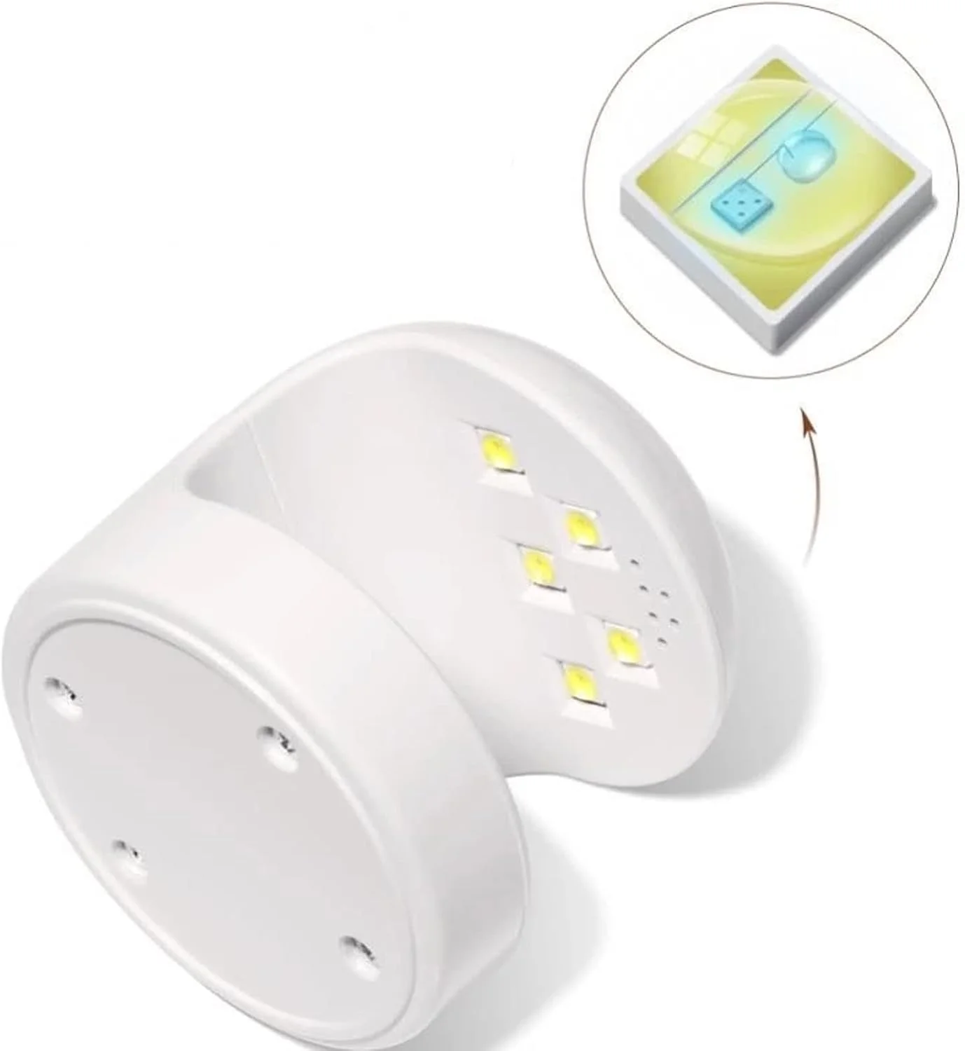 دستگاه خشک کن لاک ناخن، دستگاه LED 18 واتی قابل حمل با کابل USB مناسب برای استفاده در منزل و مسافرت