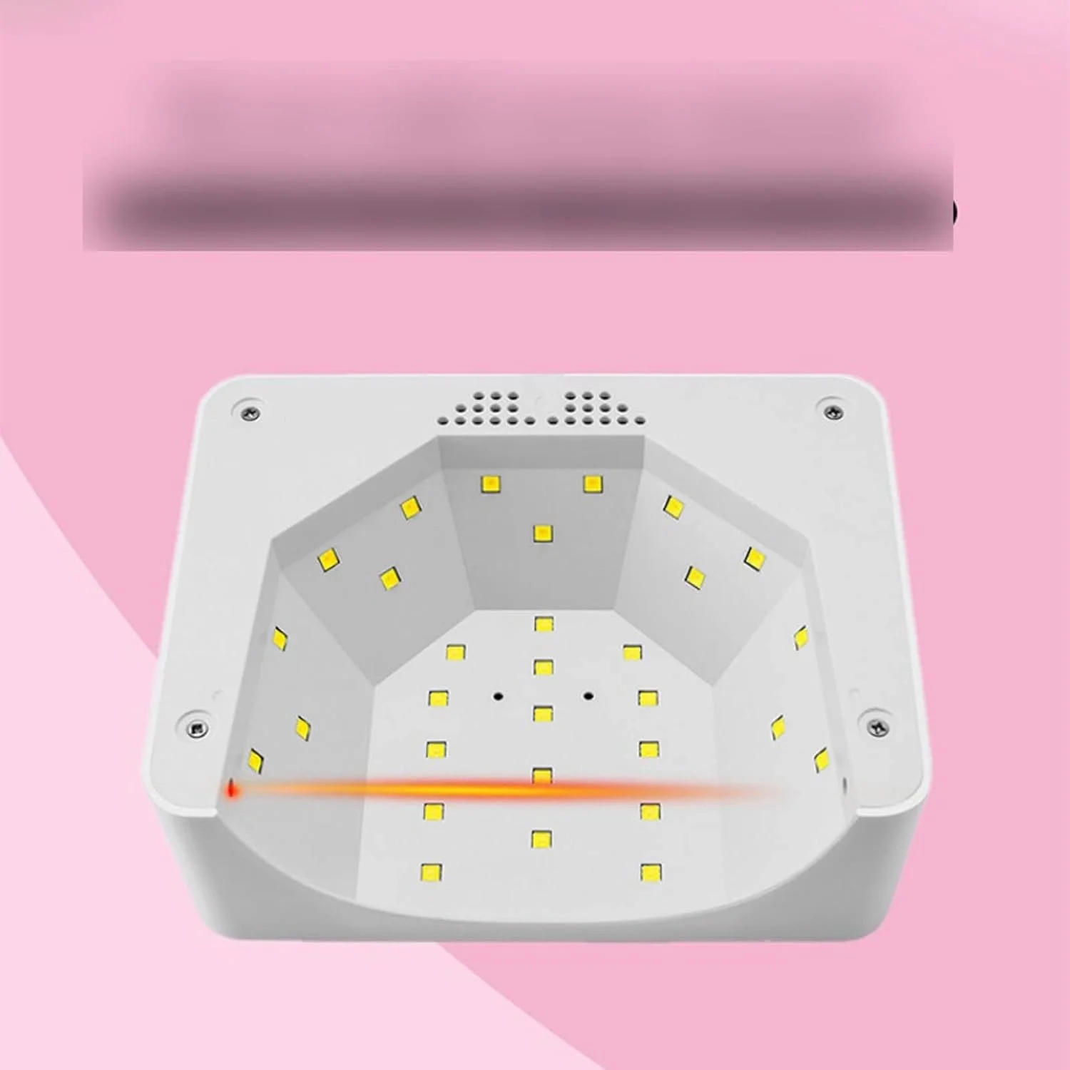 چراغ ناخن، دارای دو حالت قدرت 24W/48W، چراغ خشک کن ناخن ژلی برقی قابل حمل، دستگاه پولیش ناخن انگشتی