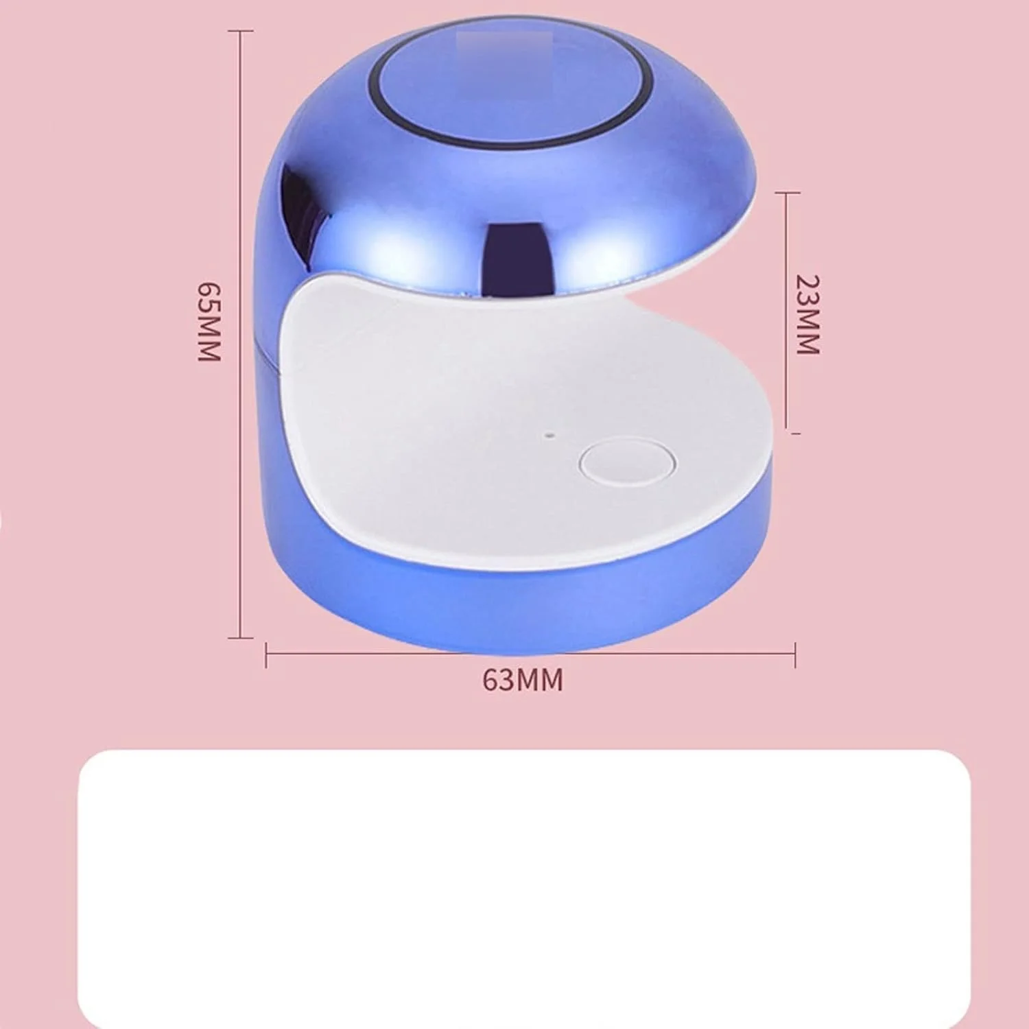 دستگاه خشک کن لاک ناخن، دستگاه LED 18 واتی قابل حمل با کابل USB مناسب برای استفاده در منزل و مسافرت