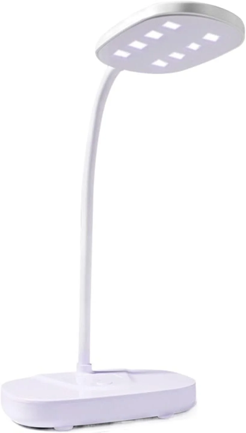 چراغ ناخن، چراغ هنری ناخن رومیزی با 8 ال ای دی، چراغ خشک کننده ژل یو اس بی قابل حمل، خشک کن سریع ناخن تاشو، تجهیزات مانیکور