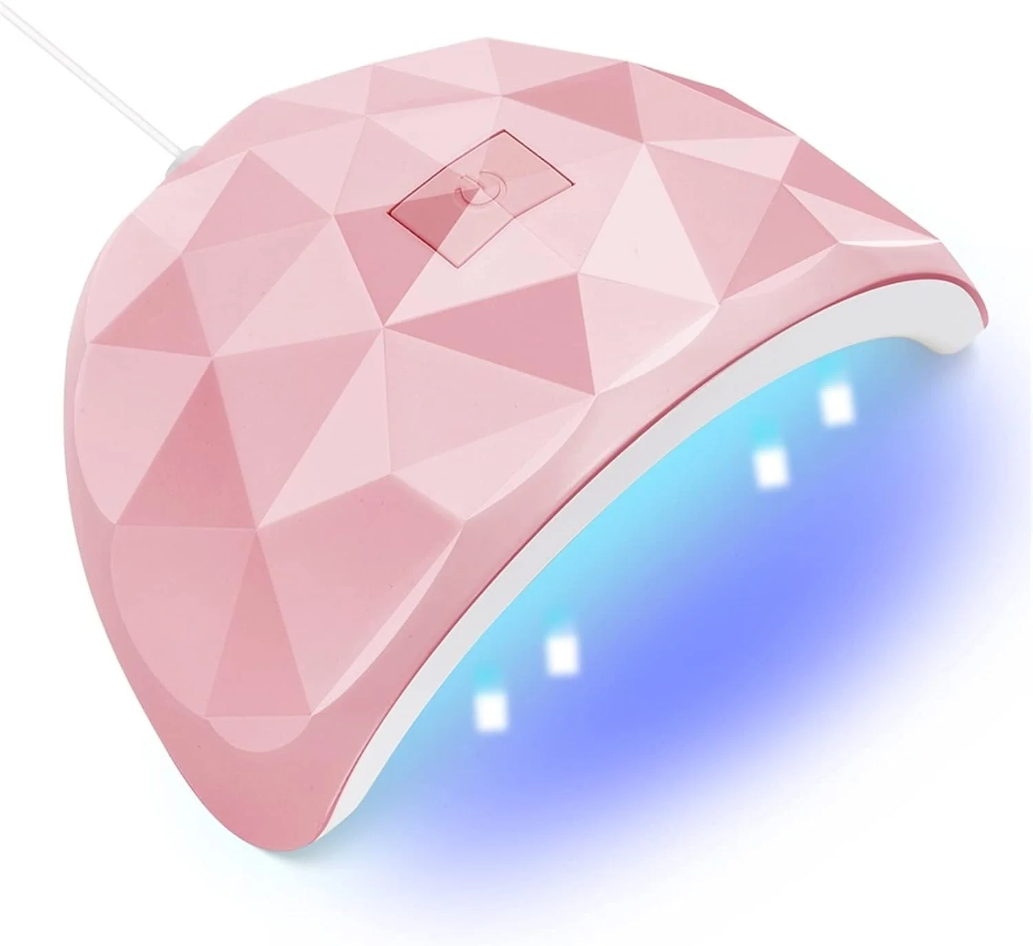 چراغ ناخن، چراغ خشک کن ناخن LED برای ناخن ها 18 لامپ مهره خشک کردن همه لاک ژل شارژ USB تجهیزات حرفه ای چراغ ناخن مانیکور