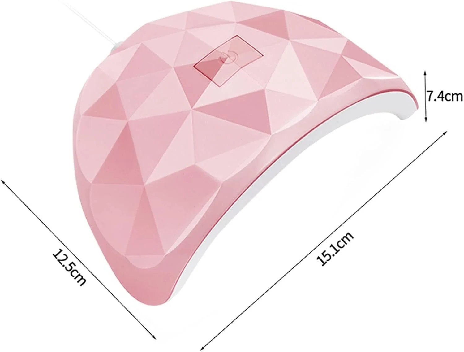 چراغ ناخن، چراغ خشک کن ناخن LED برای ناخن ها 18 لامپ مهره خشک کردن همه لاک ژل شارژ USB تجهیزات حرفه ای چراغ ناخن مانیکور