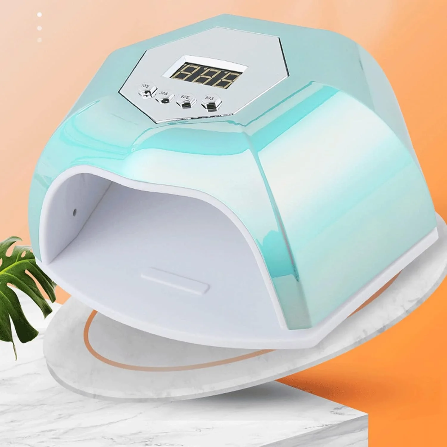 دستگاه خشک کن لاک ناخن، لامپ ناخن با 42 عدد ال ای دی برای خشک کردن انواع لاک ژل، دارای تایمر 10/30/60/99 ثانیه و سنسور اتوماتیک
