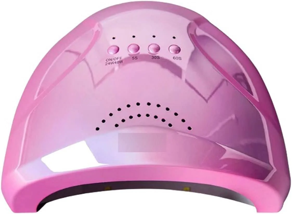 دستگاه خشک کن لاک ناخن، چراغ LED 48 وات با 4 حالت قابل تنظیم برای خشک کردن لاک ژل و ابزار مانیکور