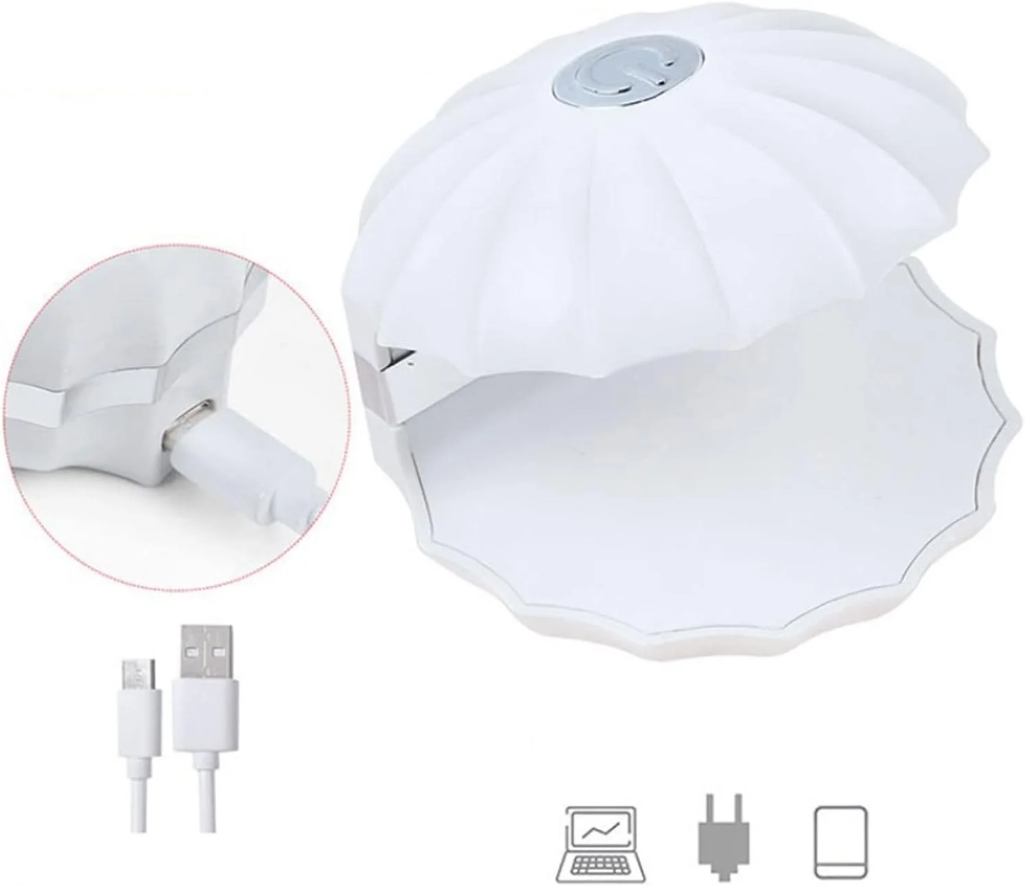 دستگاه خشک کن لاک ناخن LED، لامپ LED 18 وات برای خشک کردن انواع لاک ژل، ابزار مانیکور و پدیکور