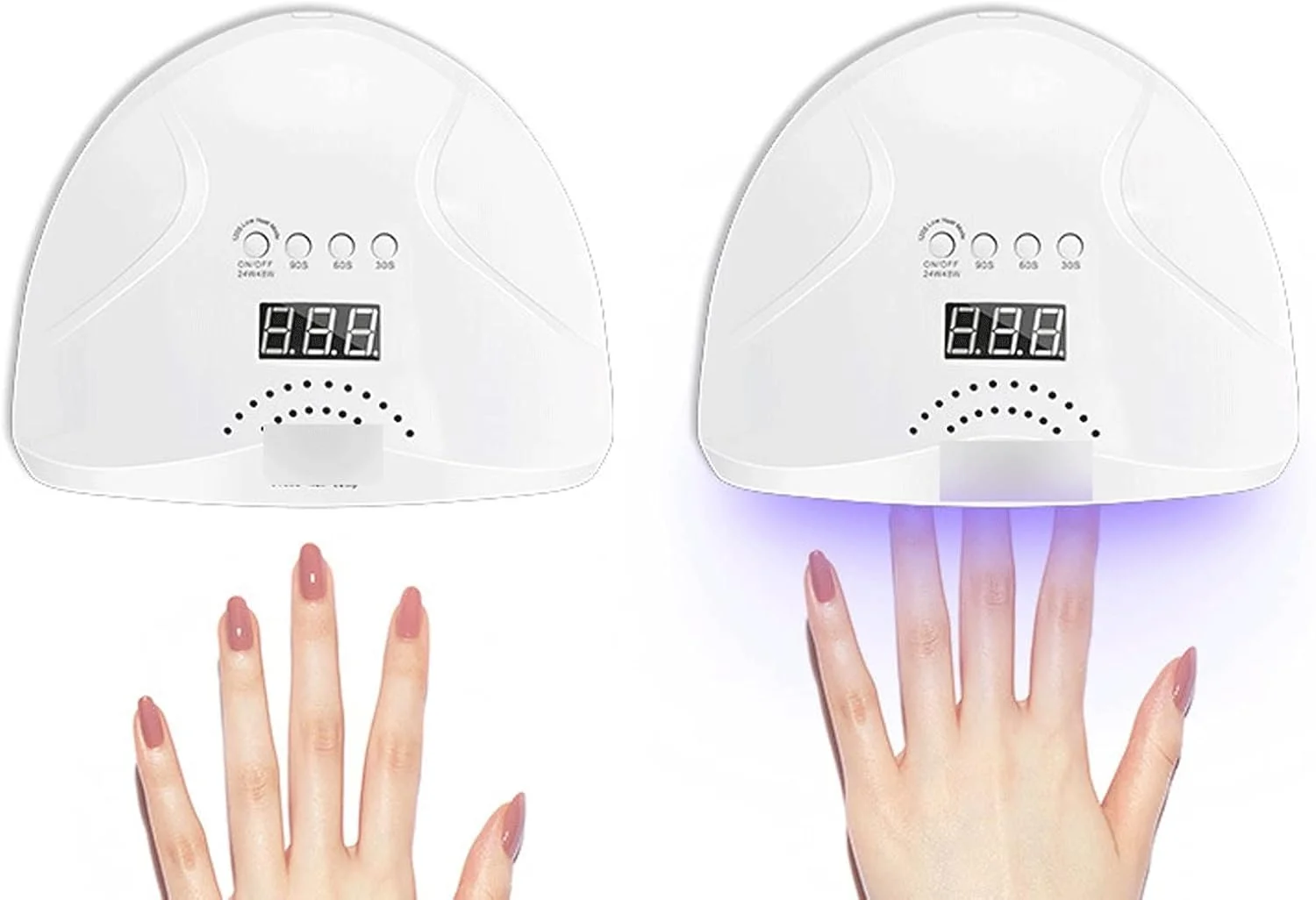 دستگاه خشک کن لاک ناخن UV/LED قابل حمل 96 وات