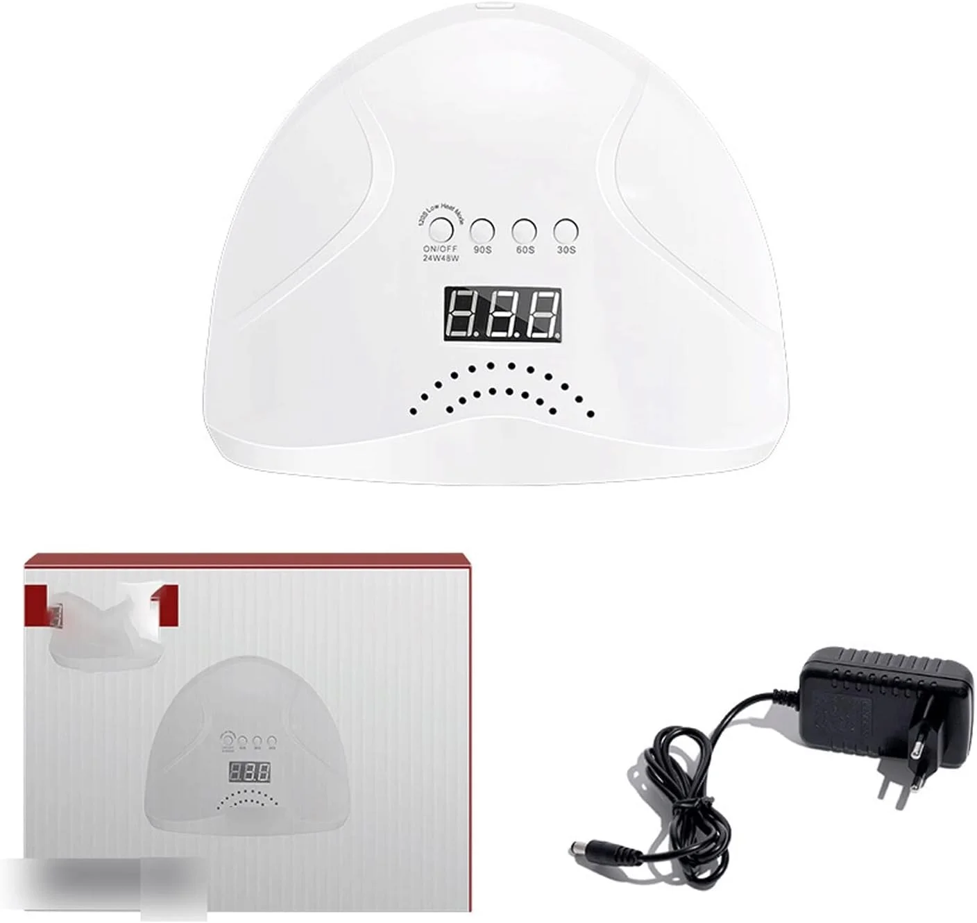 دستگاه خشک کن لاک ناخن UV/LED قابل حمل 96 وات