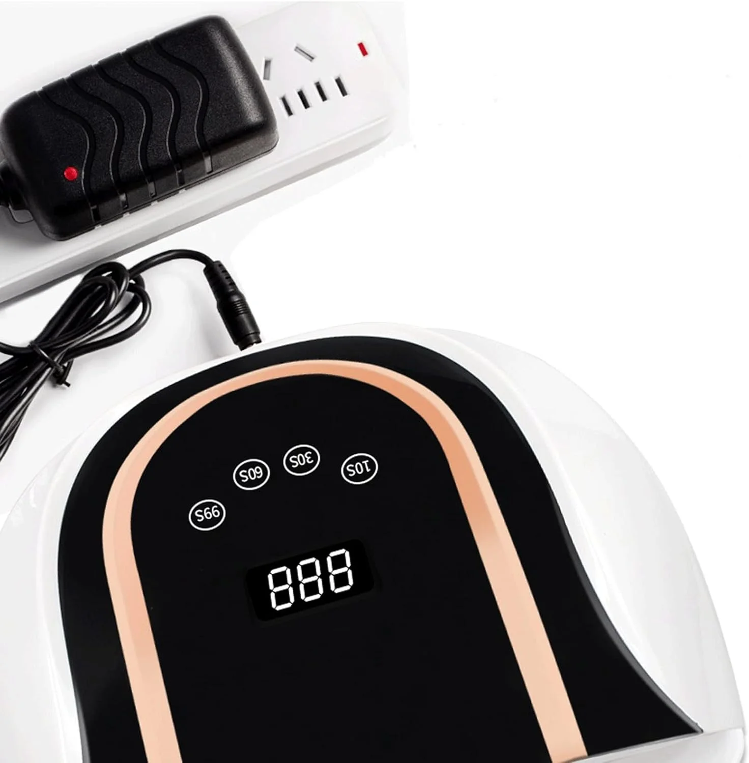 دستگاه خشک کن لاک ناخن 108 وات، دستگاه لاک خشک کن با توان بالا، مناسب برای انواع لاک ژل، دارای سنسور خودکار