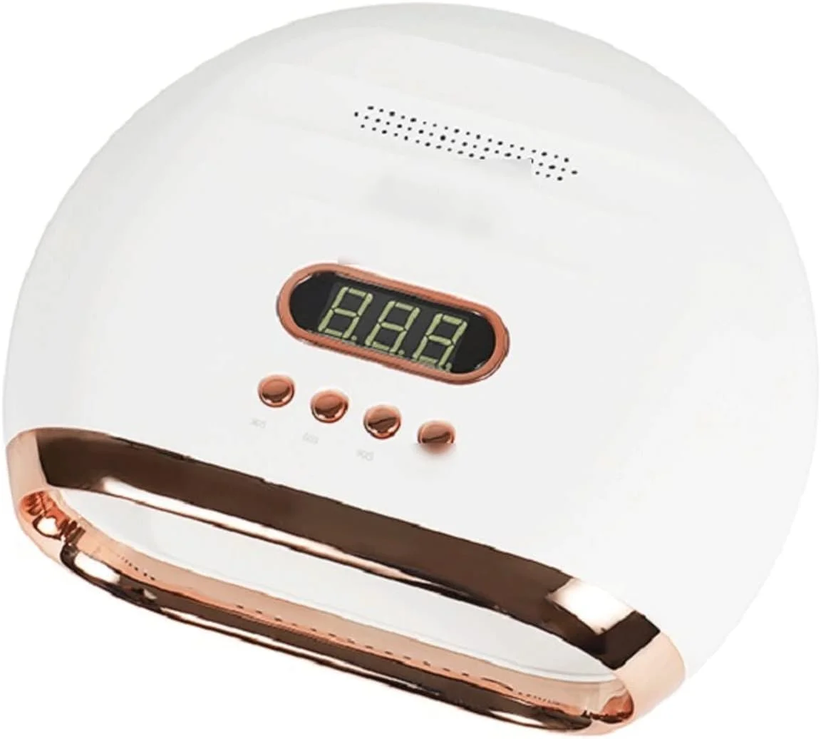 چراغ ناخن، چراغ ناخن 6 واتی با 18 لامپ LED برای خشک کردن لاک ژل، ابزار چراغ ناخن با حسگر خودکار