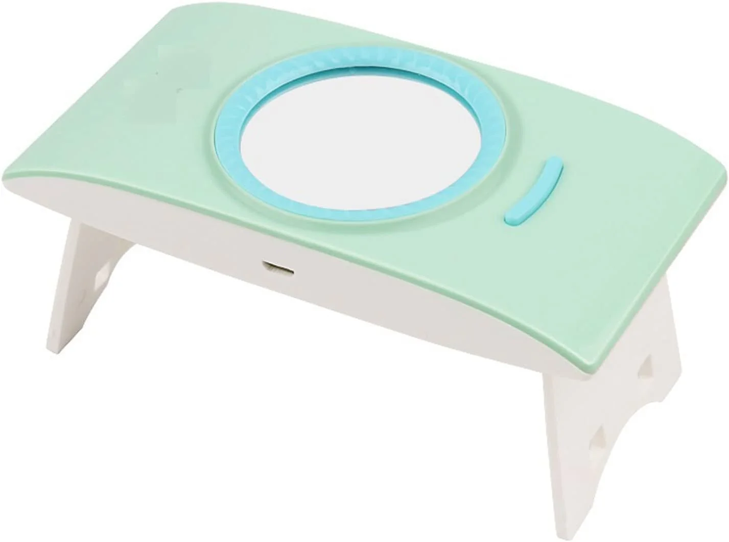 چراغ ناخن، چراغ ال ای دی تاشو 16 واتی مینی قابل حمل با USB مناسب برای استفاده خانگی به همراه آینه برای خشک کردن ژل ناخن، ابزار طراحی ناخن