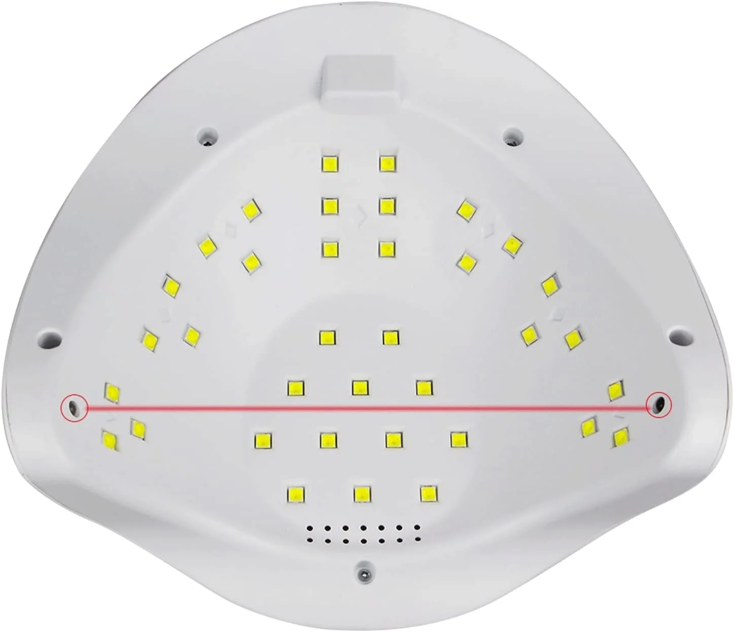 چراغ ناخن، 72 وات LED، چراغ دستی خشک کن ناخن برای خشک کردن لاک ناخن با سنسور حرکتی (رنگ: 1)