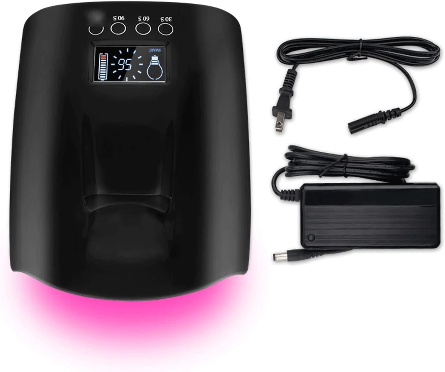 دستگاه خشک کن ناخن، چراغ LED بی سیم 60 واتی برای خشک کردن لاک ژل بی سیم با باتری لیتیومی 60 واتی (رنگ: 2) دستگاه خشک کن ناخن، چراغ LED بی سیم 60 واتی برای خشک کردن لاک ژل بی سیم با باتری لیتیومی 60 واتی (رنگ: 2)