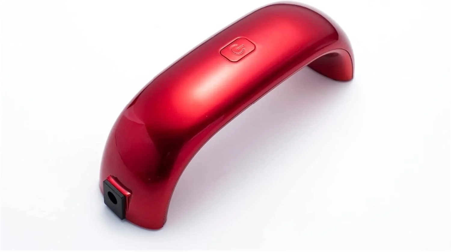 دستگاه خشک کن لاک ناخن، دستگاه ال ای دی قابل حمل مقرون به صرفه، پلاستیکی، سوراخ گرد، شارژی، خشک کننده سریع، هنر ناخن، رنگین کمانی روشن (رنگ: آبی تیره)