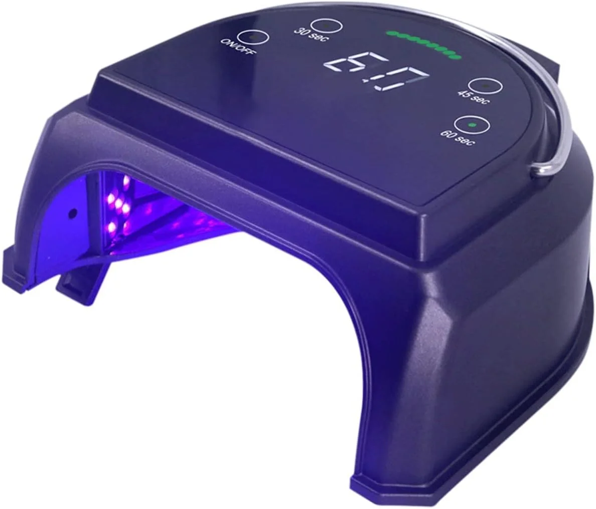 دستگاه خشک کن ناخن، دستگاه لاک خشک کن LED بی سیم با توان بالا، قابل شارژ، طراحی باتری درخشان، دستگاه خشک کن بی سیم